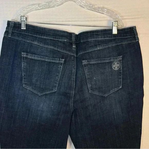 NEW Laurie Felt Jeans Sit 22WP Petite Classic Boyfriend Dark Wash Denim Blue - Picture 9 of 14